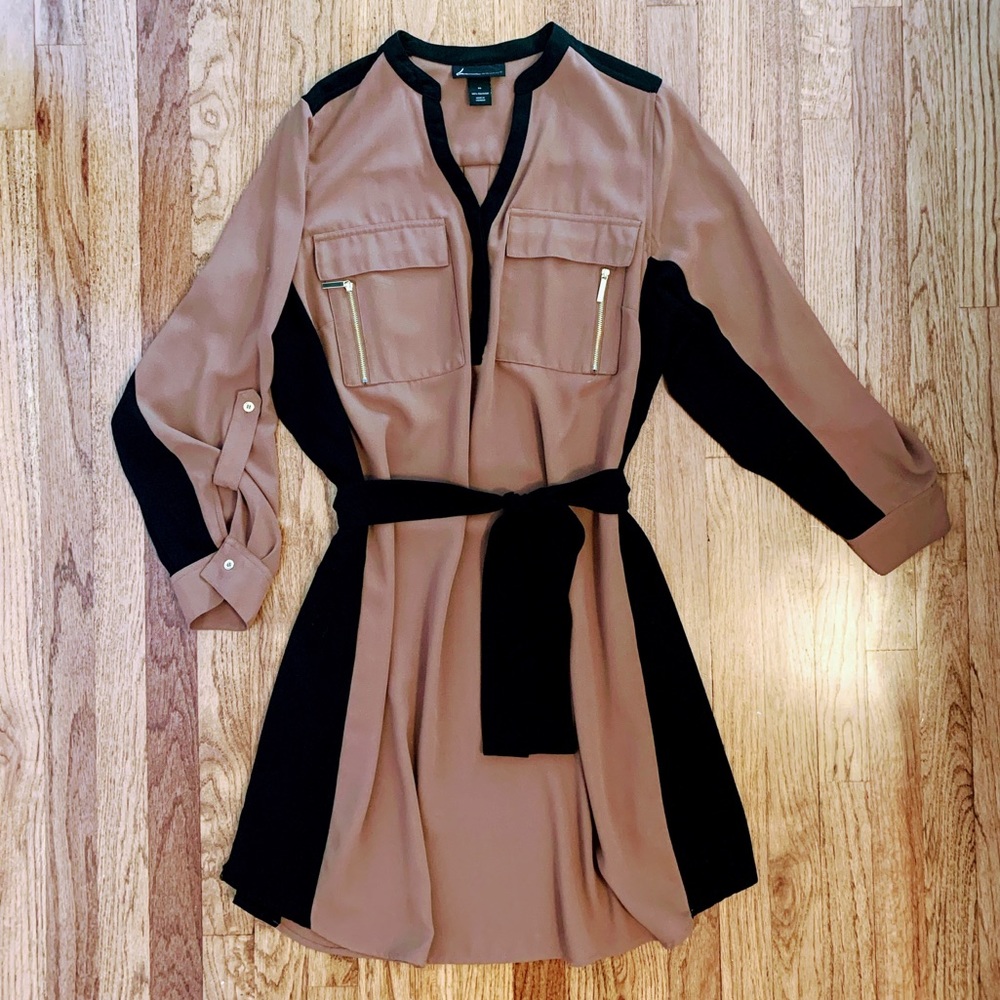 Brown and Black Lane Bryant Dress